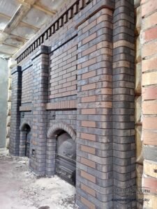 Банная печь 2х камерная