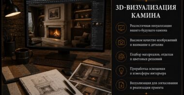 3D-визуализация камина