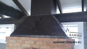 Мангал из кирпича ручной формовки