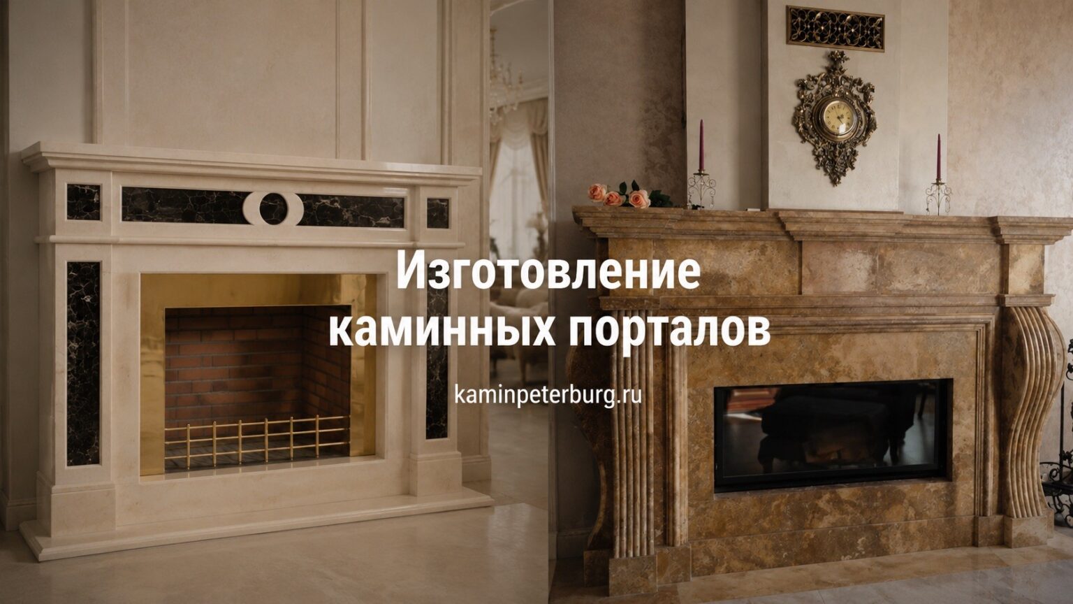 Изготовление каминных порталов на заказ