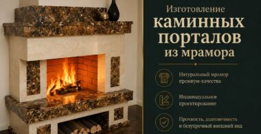 Каминные порталы из мрамора