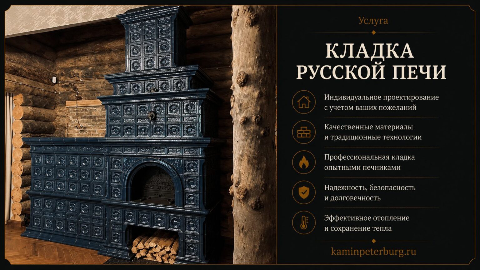 Кладка русской печи под ключ