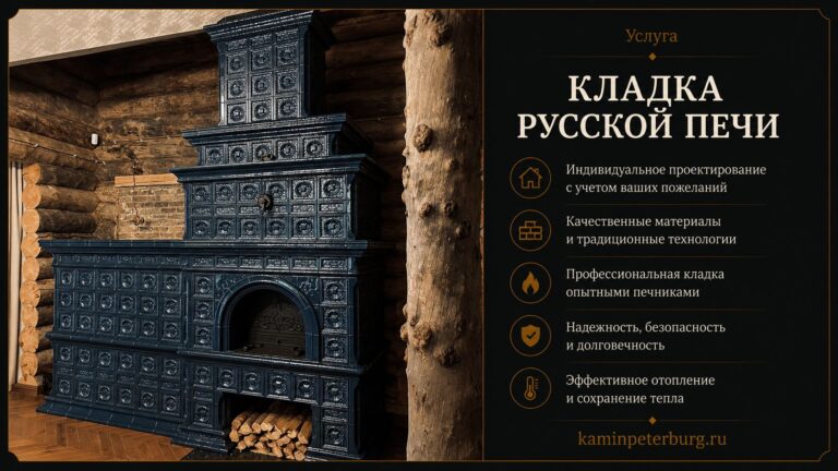 Кладка русской печи под ключ