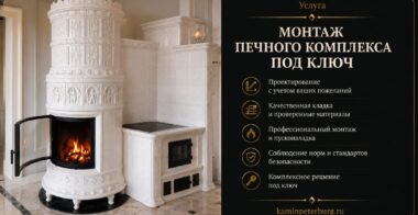 Монтаж печного комплекса под ключ