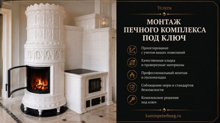 Монтаж печного комплекса под ключ
