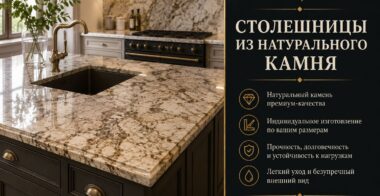 Столешницы из натурального камня