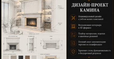 Дизайн-проект камина