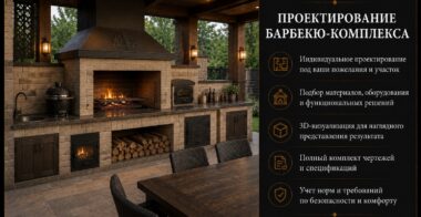 Проектирование барбекю-комплекса