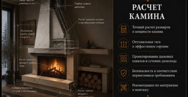 Расчет камина